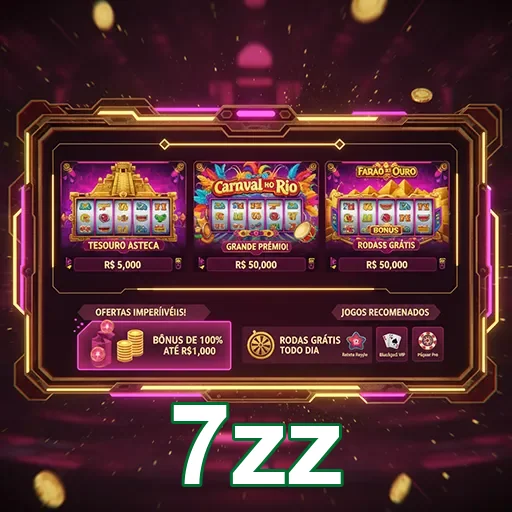 Jogadores se divertindo com slots populares na 7zz