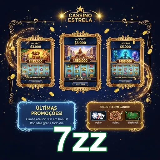 Imagem de promoções de jackpots no cassino Estrela do site 7zz.