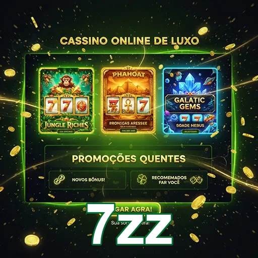 Interface intuitiva com slots populares em tela