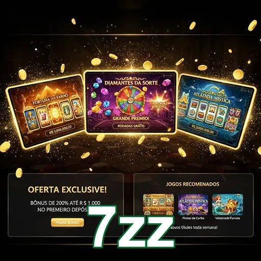 Imagens de slots populares em ação no 7zz